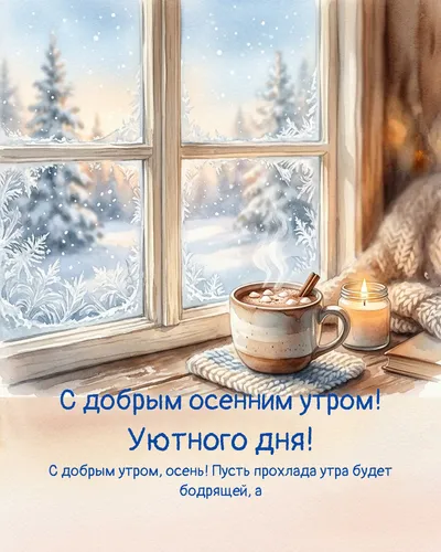 С добрым осенним утром! Уютного дня! — morning winter 14
